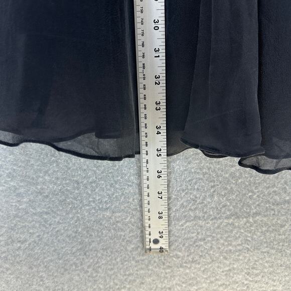 St. John Evening Dress Size 4 Black Sparkle Dark Whimsigoth Fairy Embellished - Picture 10 of 10